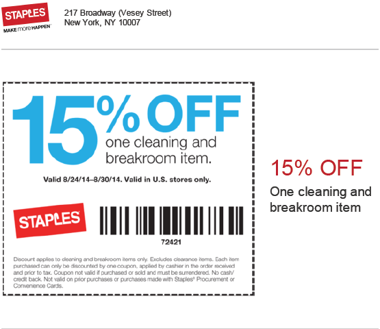 Staples Locations in Michigan And Coupons